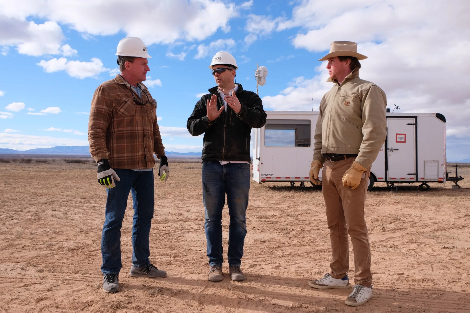 The General Hypersonics field team at the range