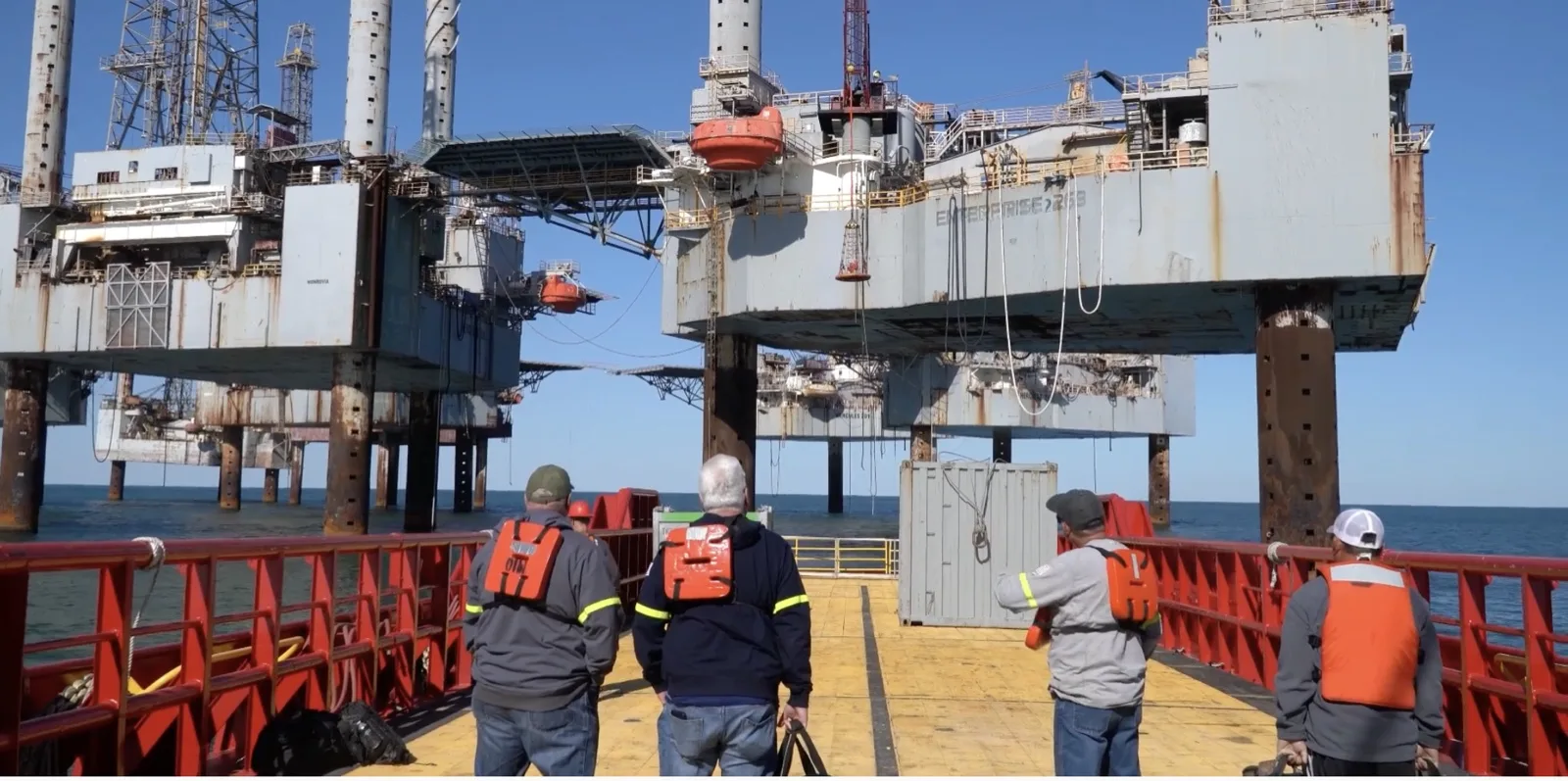 The General Hypersonics crew on the launch rig