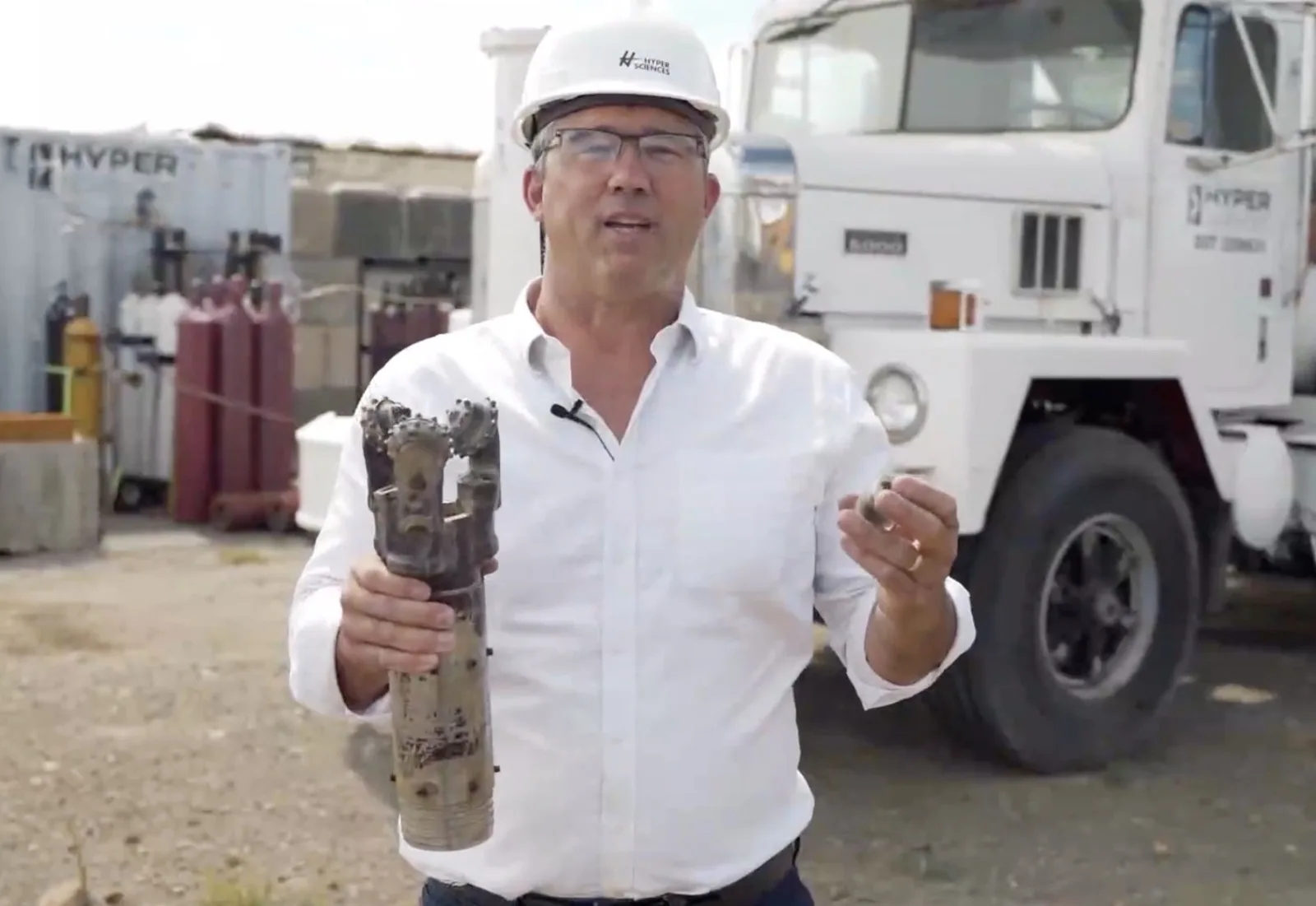 Founder and CEO Mark Russell in the field
